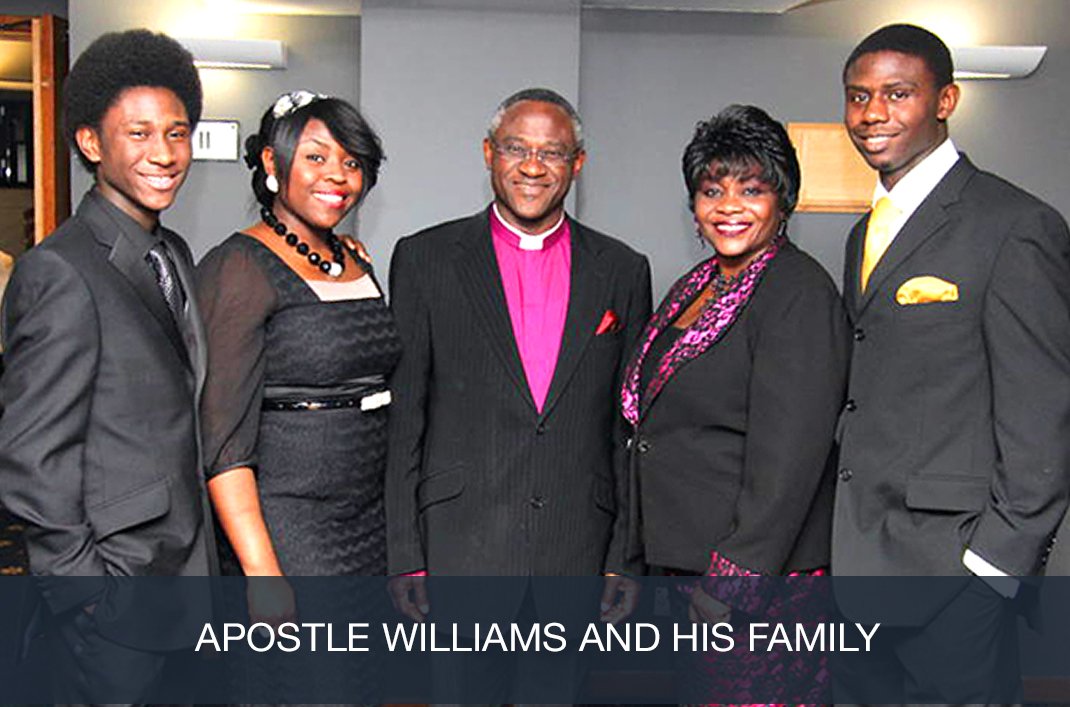 Apostle Williams and His Family