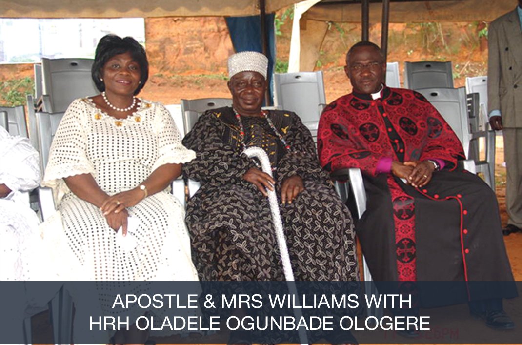 Apostle with Oladele Ogunbade Olagere